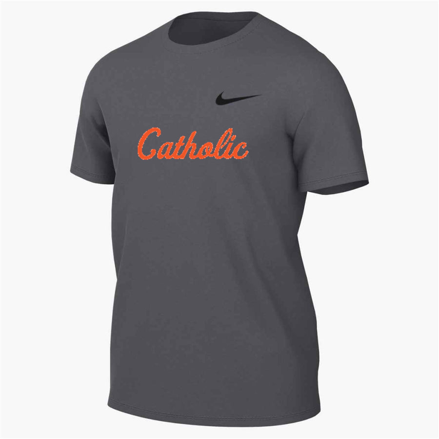 Nike Catholic BR Legend SS Top - Grey Catholic HS BR - Third Coast Soccer
