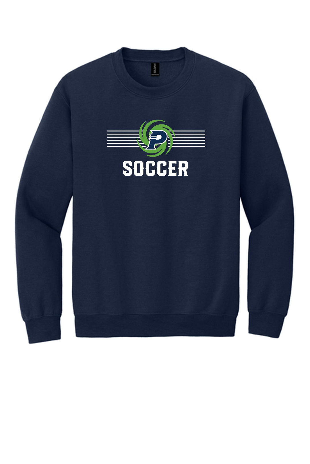 PVHS P Sweatshirt Prairieville High School Navy Mens Small - Third Coast Soccer