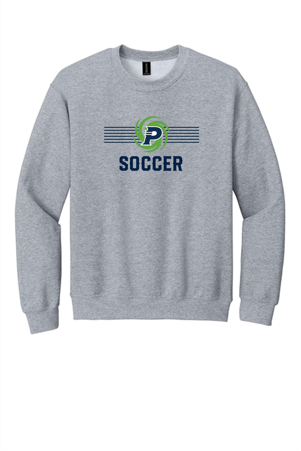 PVHS P Sweatshirt Prairieville High School Sport Grey Mens Small - Third Coast Soccer