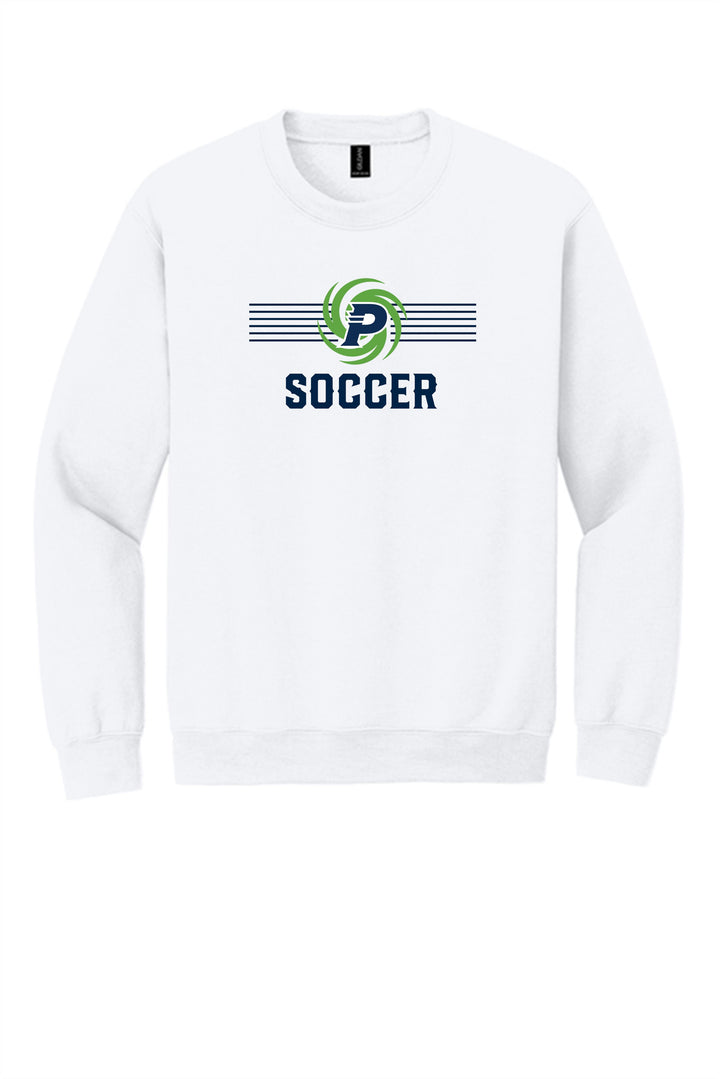 PVHS P Sweatshirt Prairieville High School White Mens Small - Third Coast Soccer