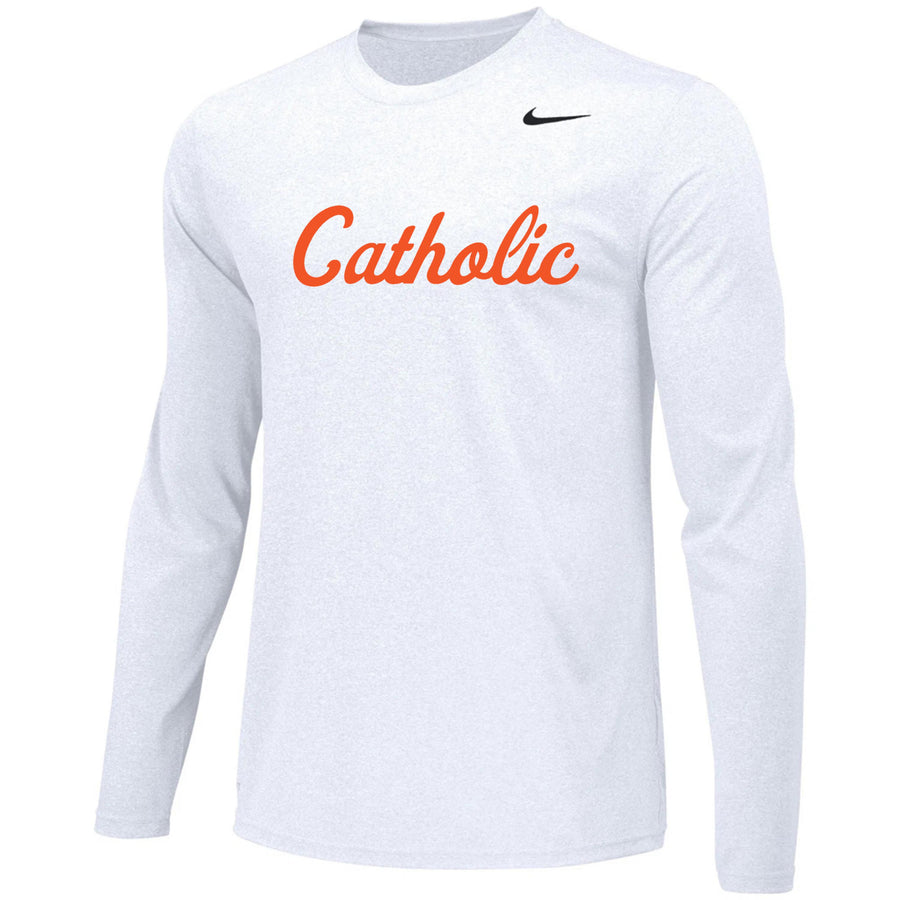 Nike Catholic BR Legend LS Top - White Catholic HS BR - Third Coast Soccer