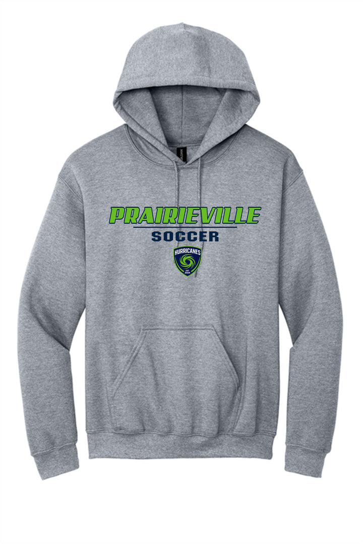 PVHS Crest Soccer Hoody Prairieville High School Sport Grey Mens Small - Third Coast Soccer