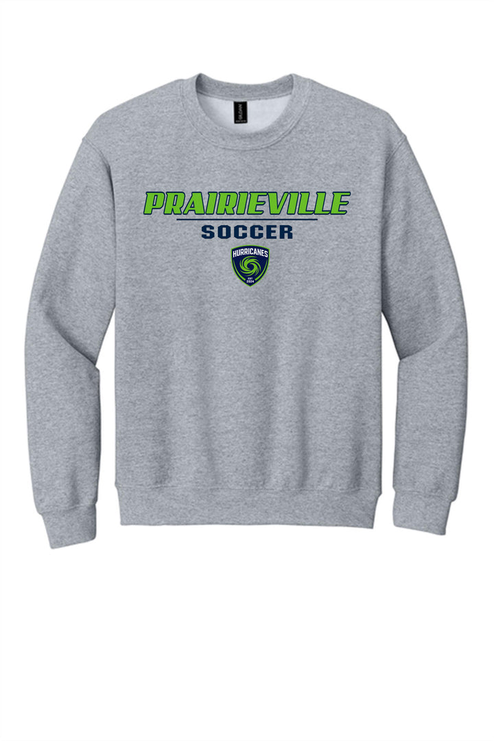 PVHS Crest Sweatshirt Prairieville High School Sport Grey Mens Small - Third Coast Soccer