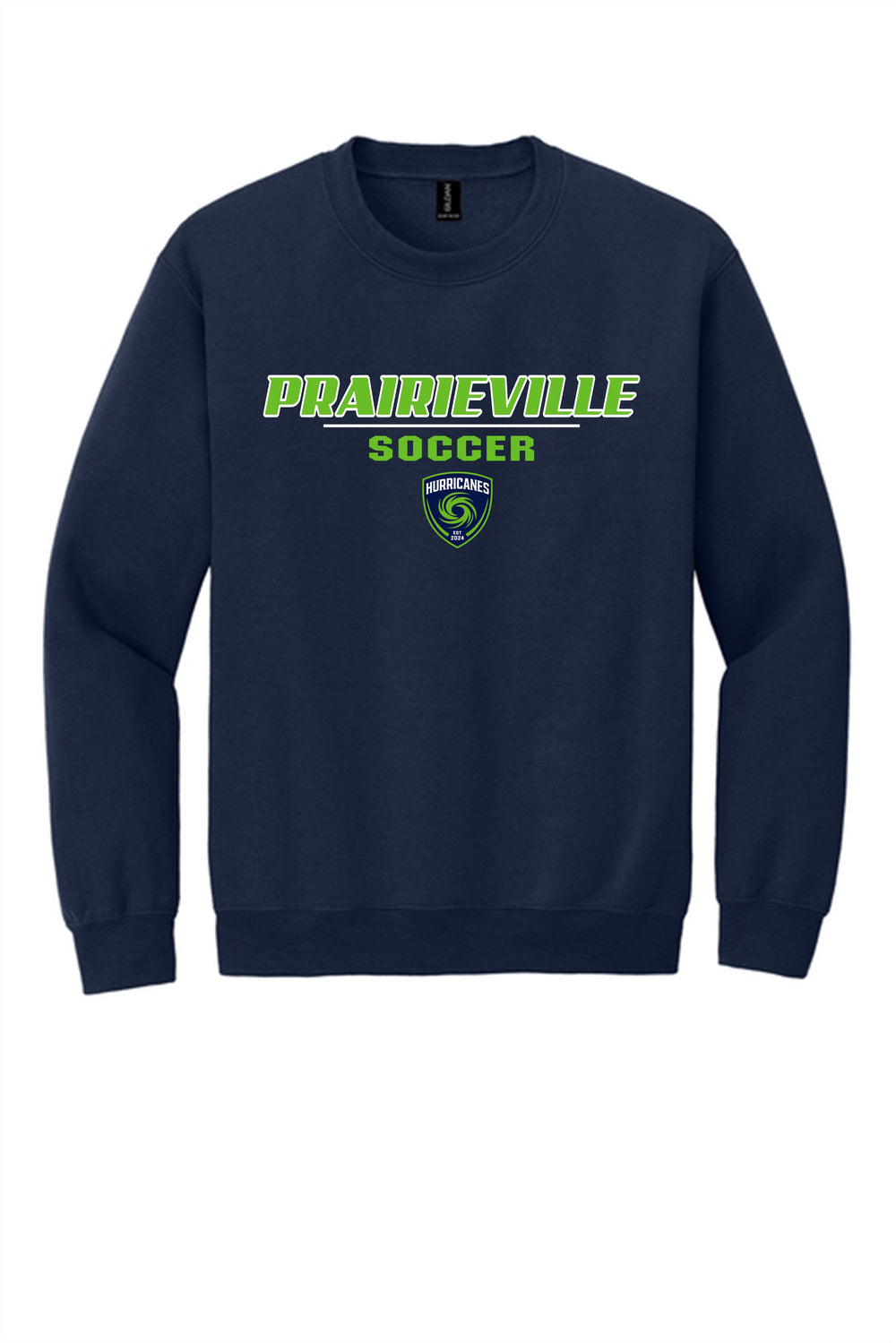PVHS Crest Sweatshirt Prairieville High School Navy Mens Small - Third Coast Soccer