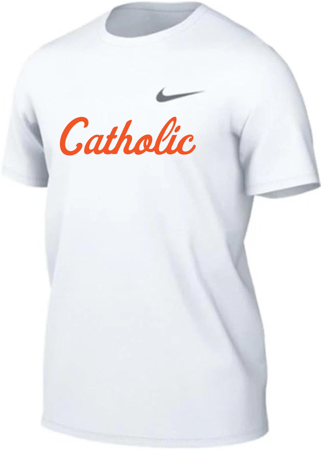 Nike Catholic BR Legend SS Top - White Catholic HS BR - Third Coast Soccer