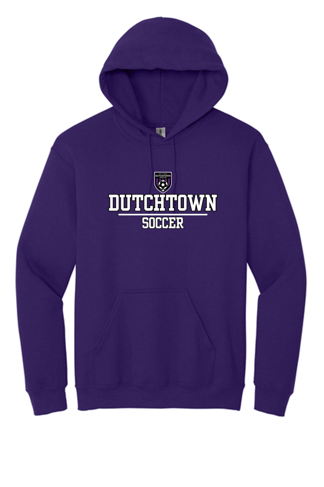 Dutchtown Soccer Hoody Dutchtown High School Purple Youth Medium - Third Coast Soccer