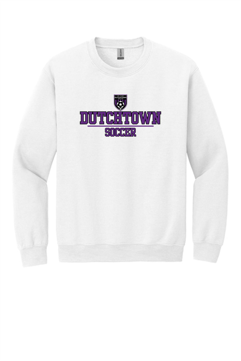 Dutchtown Soccer Crewneck Sweatshirt Dutchtown High School White Youth Medium - Third Coast Soccer