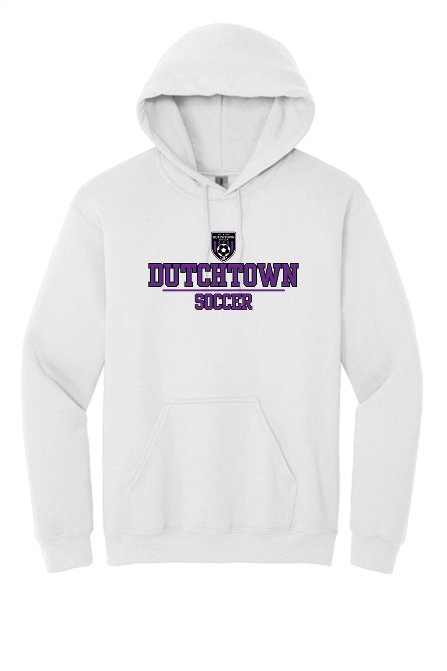 Dutchtown Soccer Hoody Dutchtown High School White Youth Medium - Third Coast Soccer