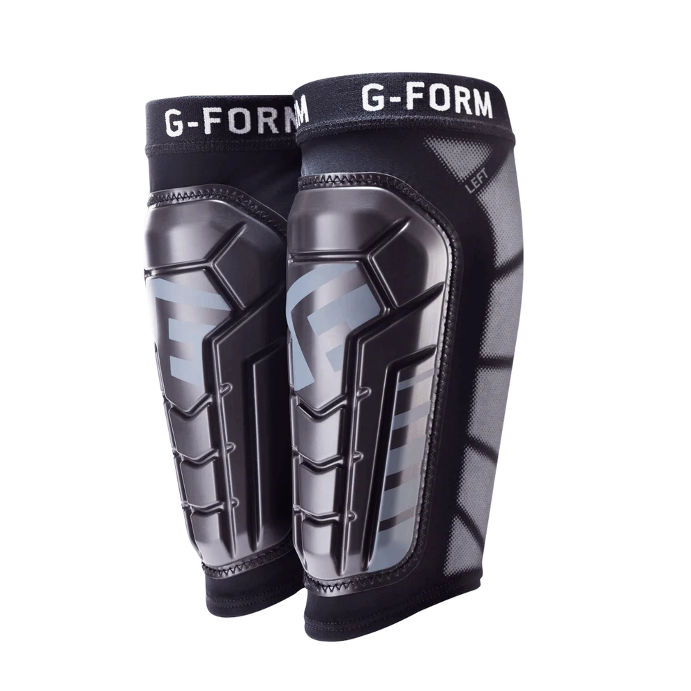 G-FORM Youth Pro-S Vento Shin Guard - Black Youth Shinguards   - Third Coast Soccer