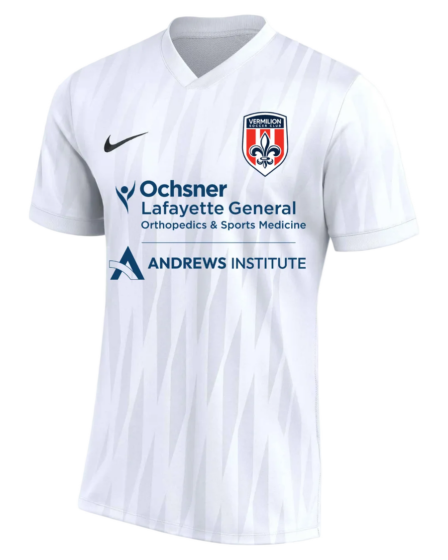 Nike Vermilion Youth DF Challenger VI Jersey - White Vermilion SC 26-28 - Third Coast Soccer