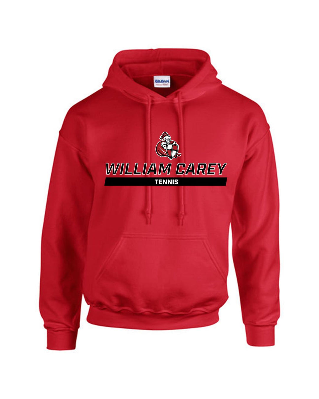 Carey Tennis Men's Hoody WCU Tennis Red Wc W/Crusader - Third Coast Soccer