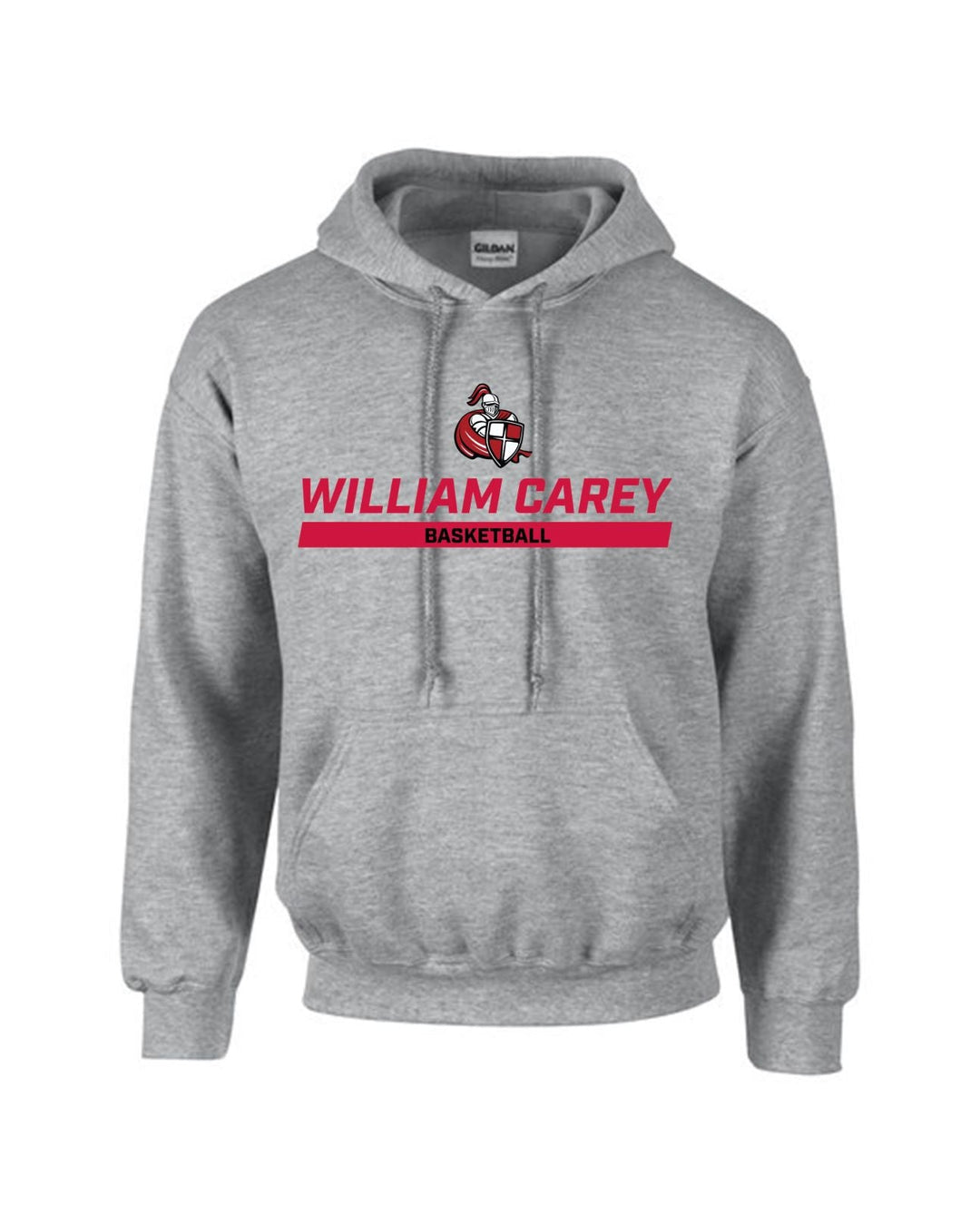 Carey Basketball Youth Hoody WCU Basketball Sport Grey Wc W/Crusader - Third Coast Soccer