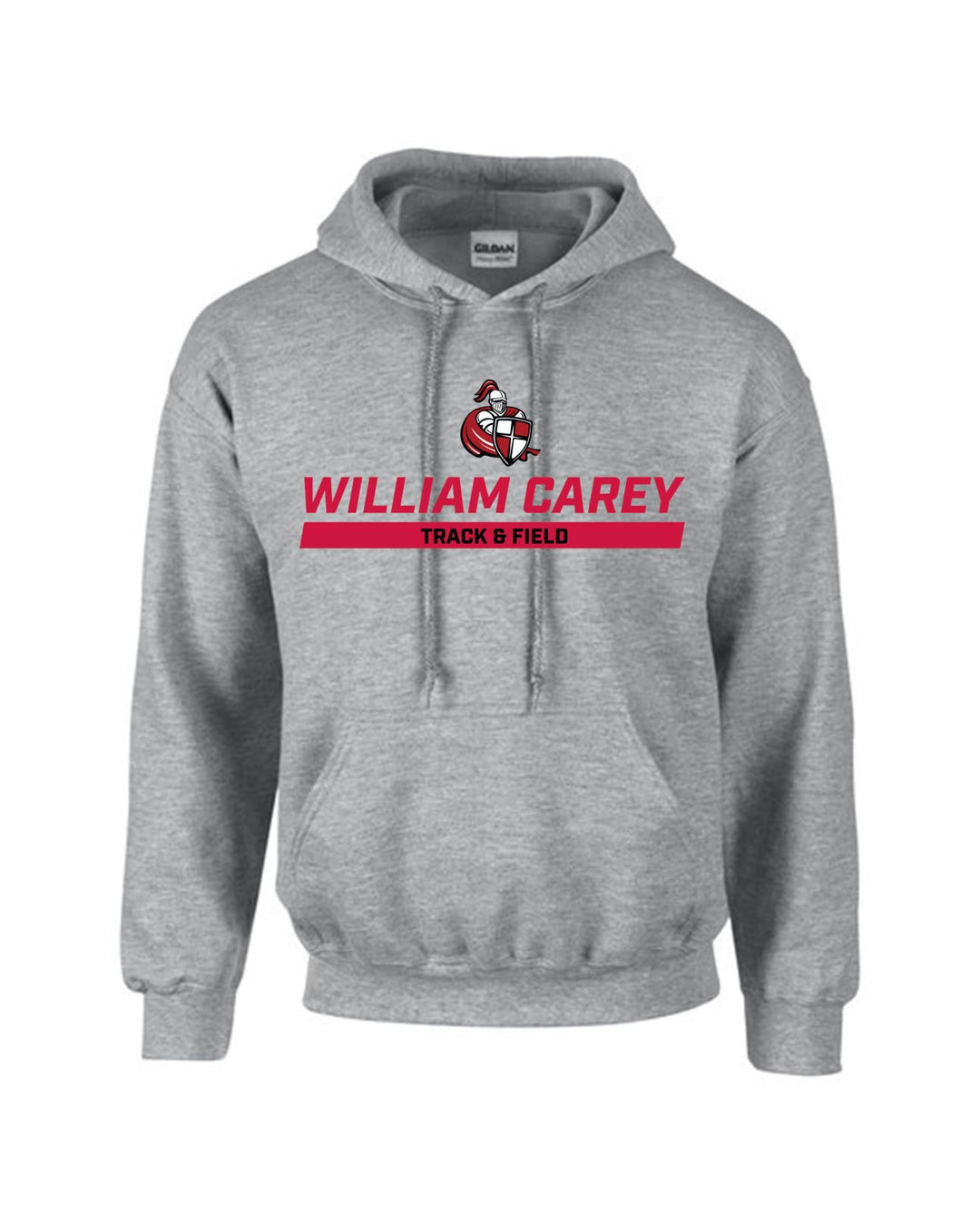 Carey Track & Field Men's Hoody WCU Track & Field Sport Grey Wc W/Crusader - Third Coast Soccer