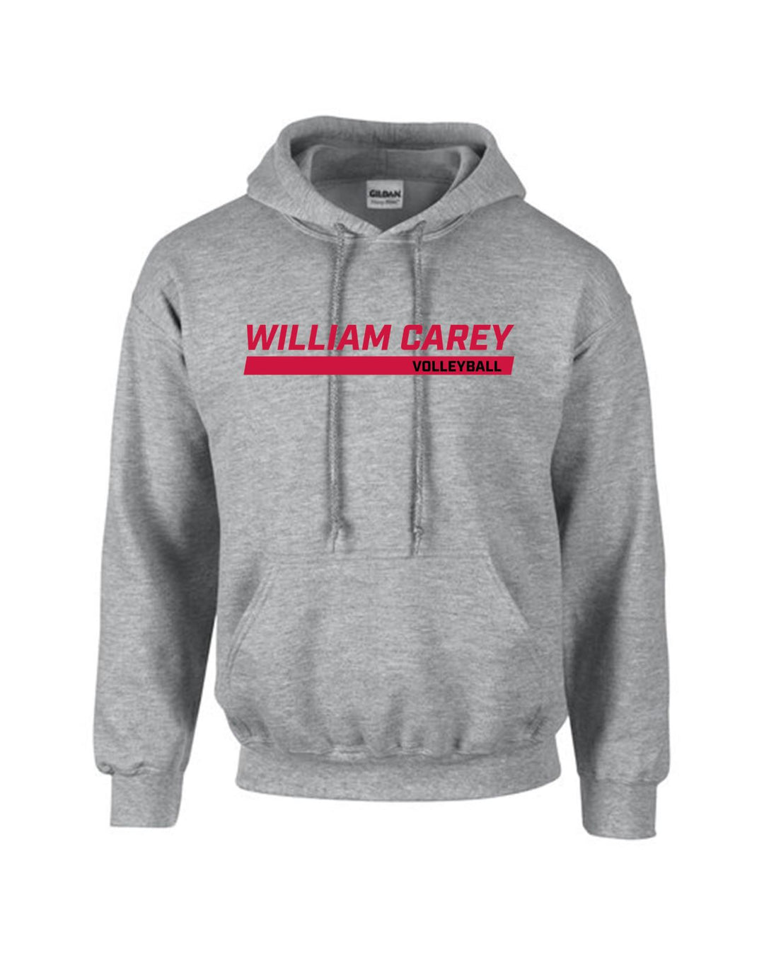 Carey Volleyball Men's Hoody WCU Volleyball Sport Grey Wc W/O Crusader - Third Coast Soccer