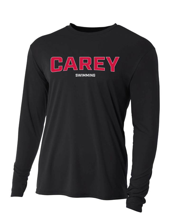 WCU Swimming Youth Long-Sleeve Performance Shirt WCU Swim Black Carey - Third Coast Soccer