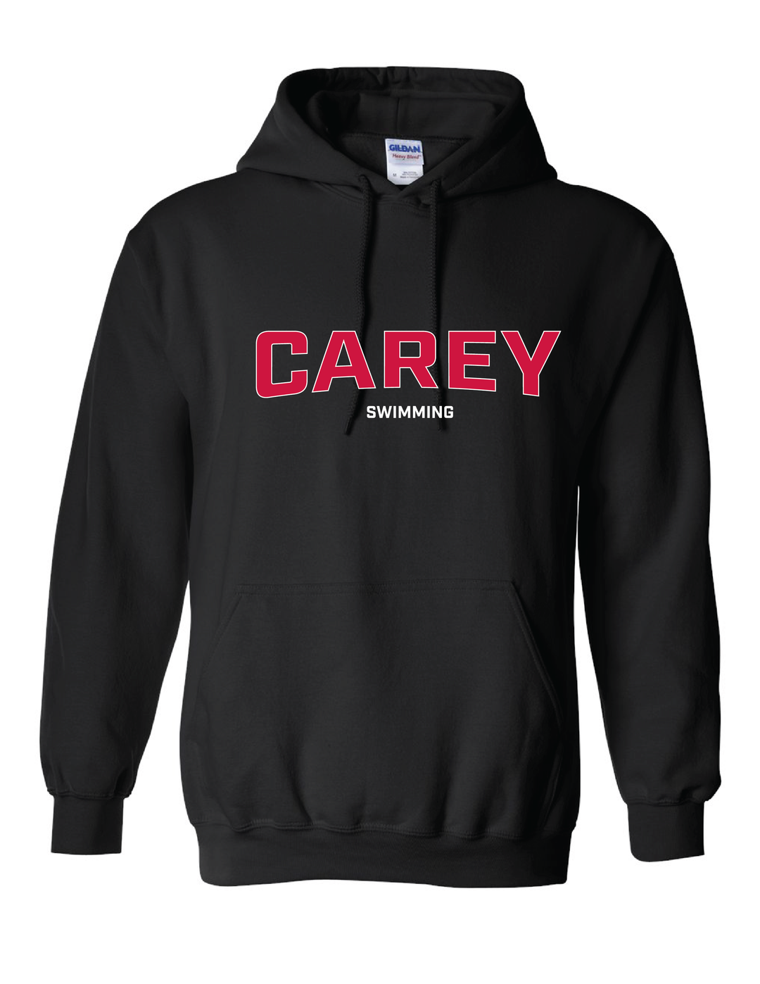 Carey Swimming Youth Hoody WCU Swim Black Youth Small - Third Coast Soccer