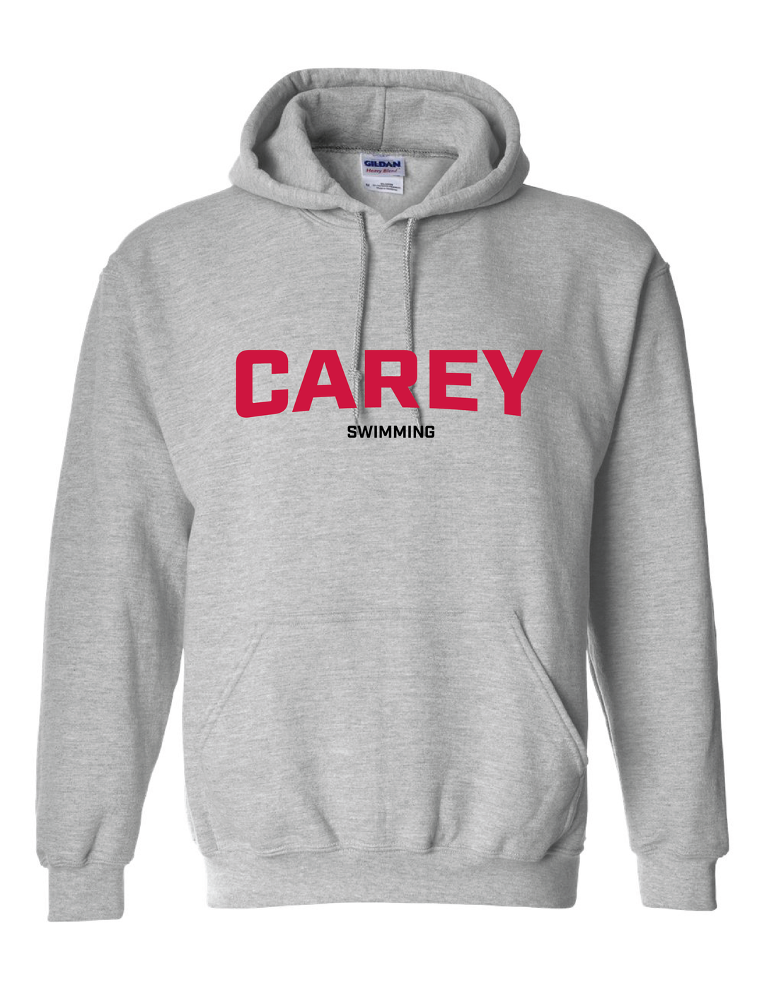 Carey Swimming Youth Hoody WCU Swim Sport Grey Youth Small - Third Coast Soccer