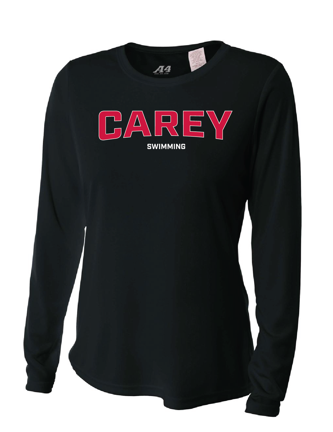 WCU Swimming Women's Long-Sleeve Performance Shirt WCU Swim Black Carey - Third Coast Soccer