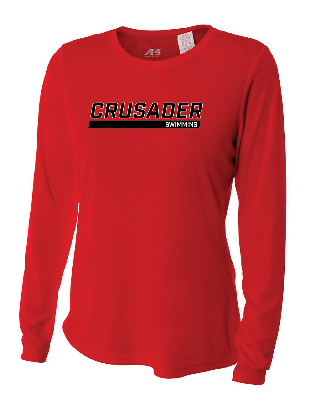 WCU Swimming Women's Long-Sleeve Performance Shirt WCU Swim Red Crusader - Third Coast Soccer