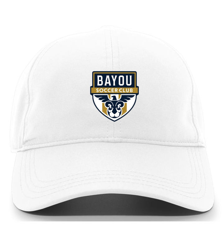 TCS Bayou Soccer Club Adjustable Cap Bayou Soccer Club Spiritwear White Full Color Patch - Third Coast Soccer