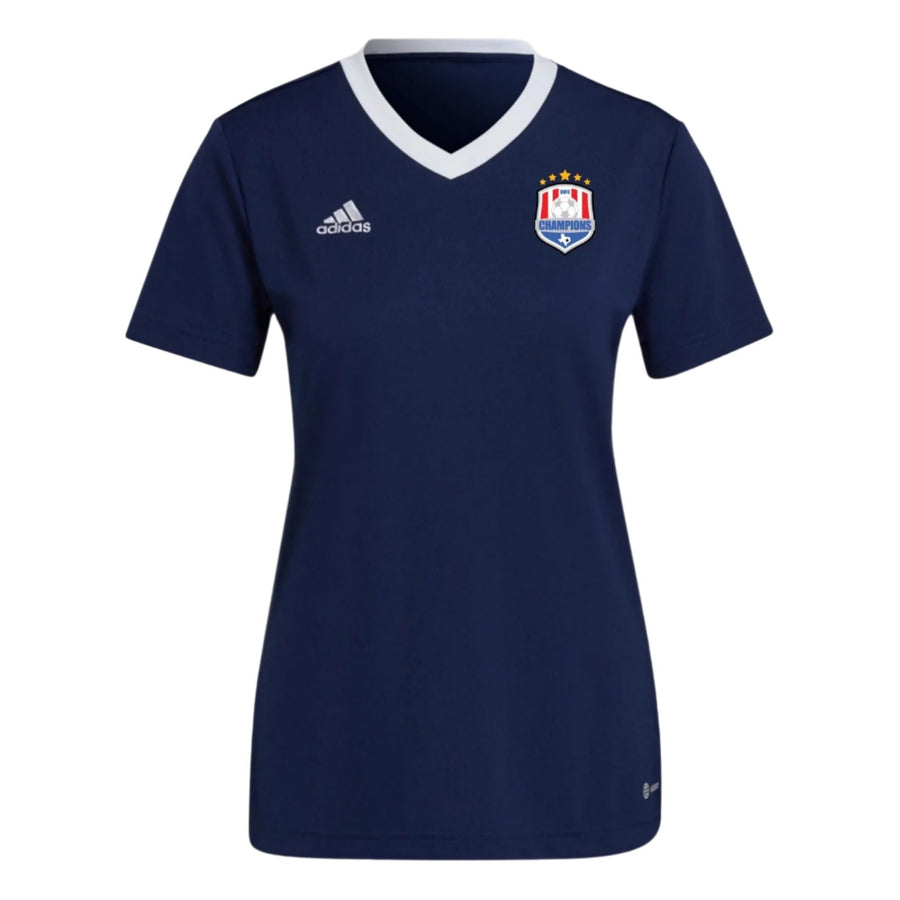 adidas BVFC Women's Entrada 22 Jersey - Navy/White BVFC - Third Coast Soccer