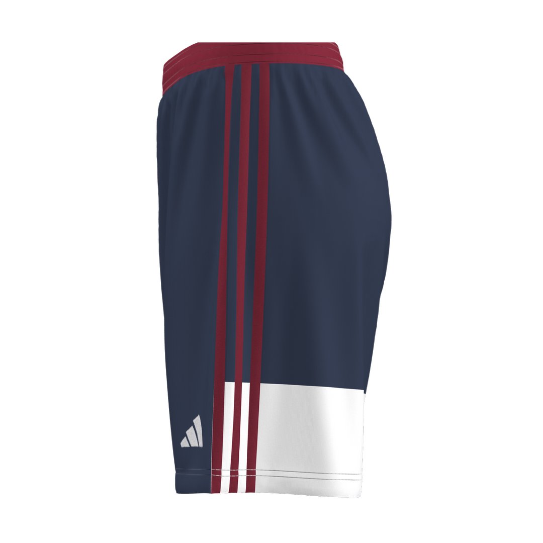 adidas Custom ECNL Women's Entrada 22 Short - Navy/Red ECNL 25 - Third Coast Soccer