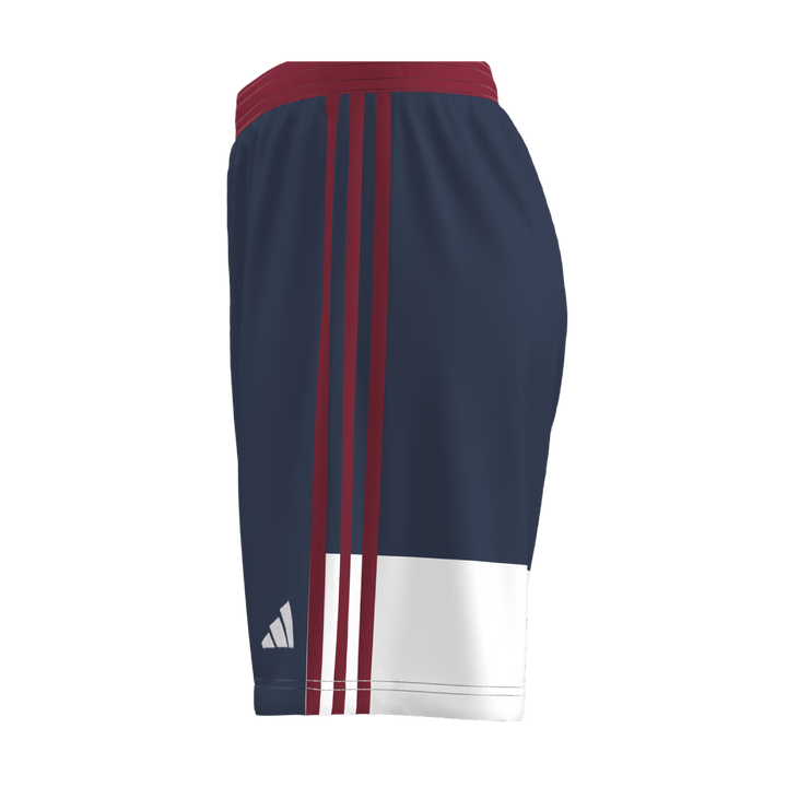 adidas Custom ECNL Women's Entrada 22 Short - Navy/Red ECNL 25 - Third Coast Soccer