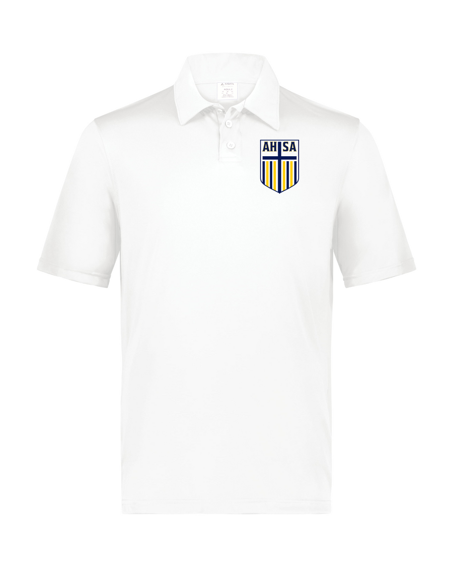 AHSA Men's Augusta Polo - White AHS Athletics - Third Coast Soccer