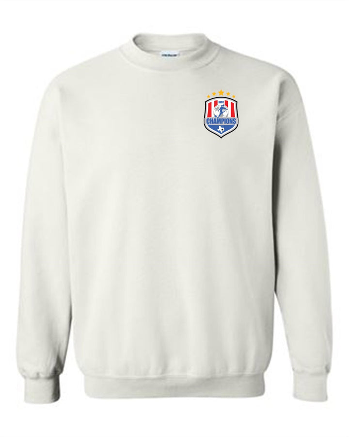 BVFC Crew Neck Sweatshirt BVFC White Over the Heart 3" - Third Coast Soccer