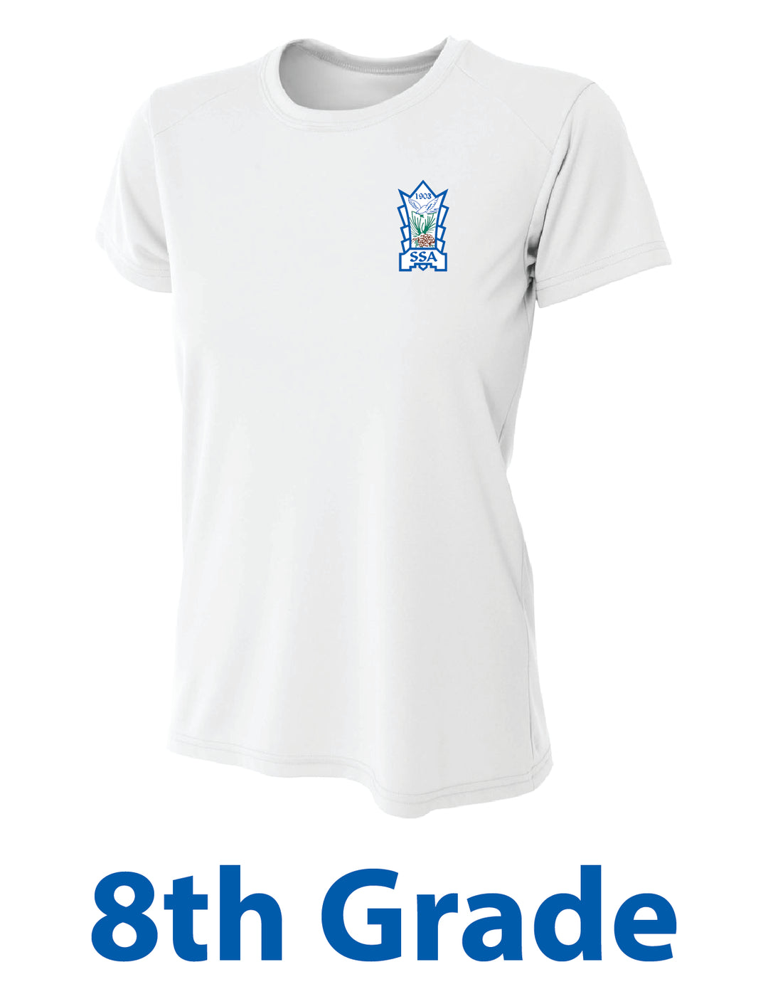 A4 Women's SSA 8th Grade Soccer Jersey - White SSA 24   - Third Coast Soccer