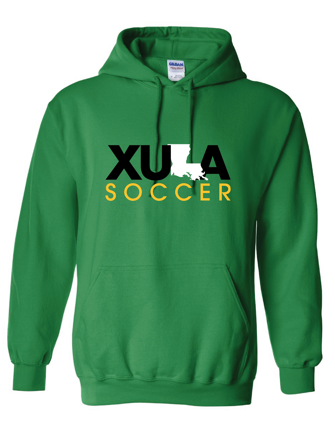 XULA Soccer Hoody Xavier University Kelly Green Mens Small - Third Coast Soccer