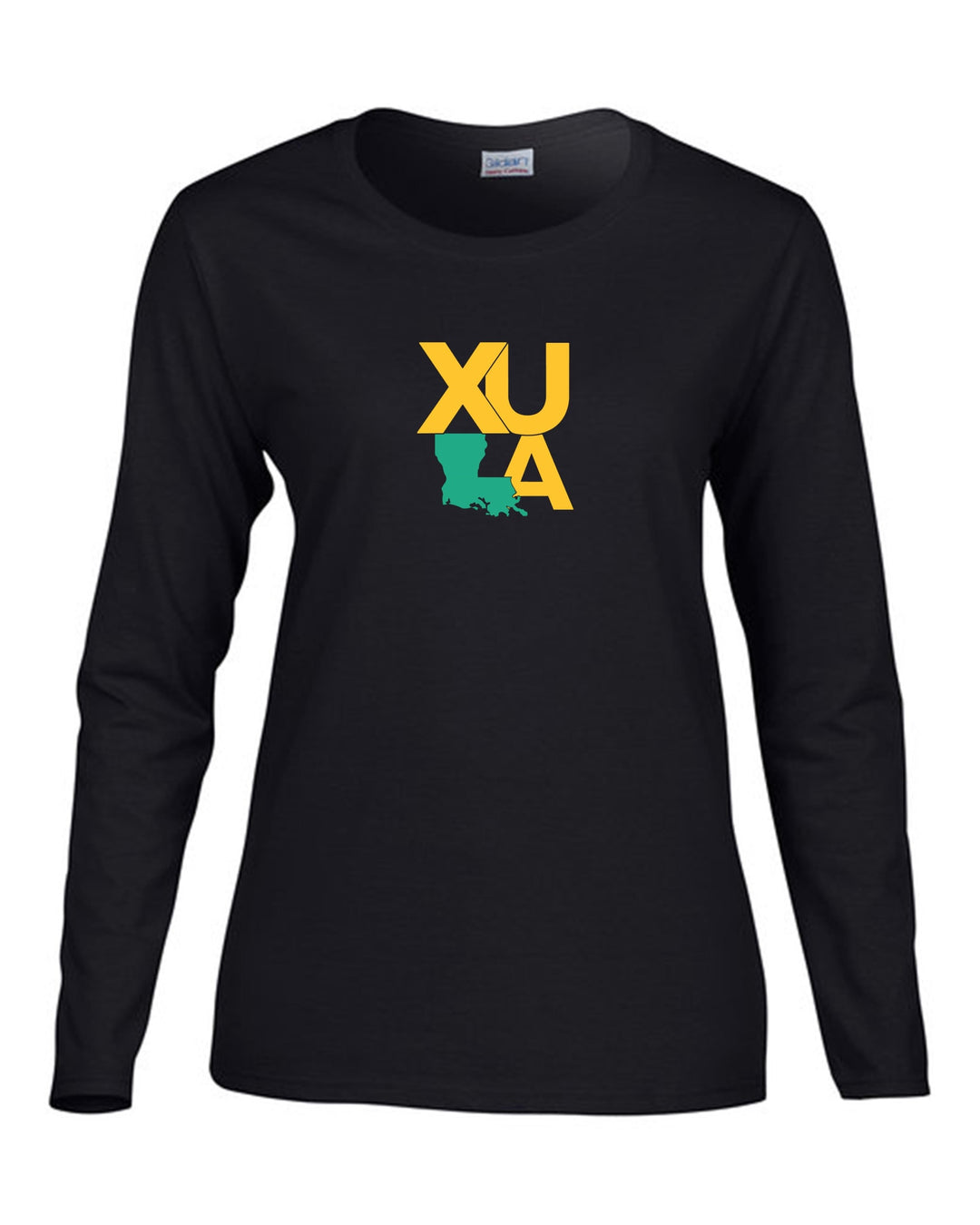 XULA Long-Sleeve Performance Shirt Xavier University Black Womens Small - Third Coast Soccer