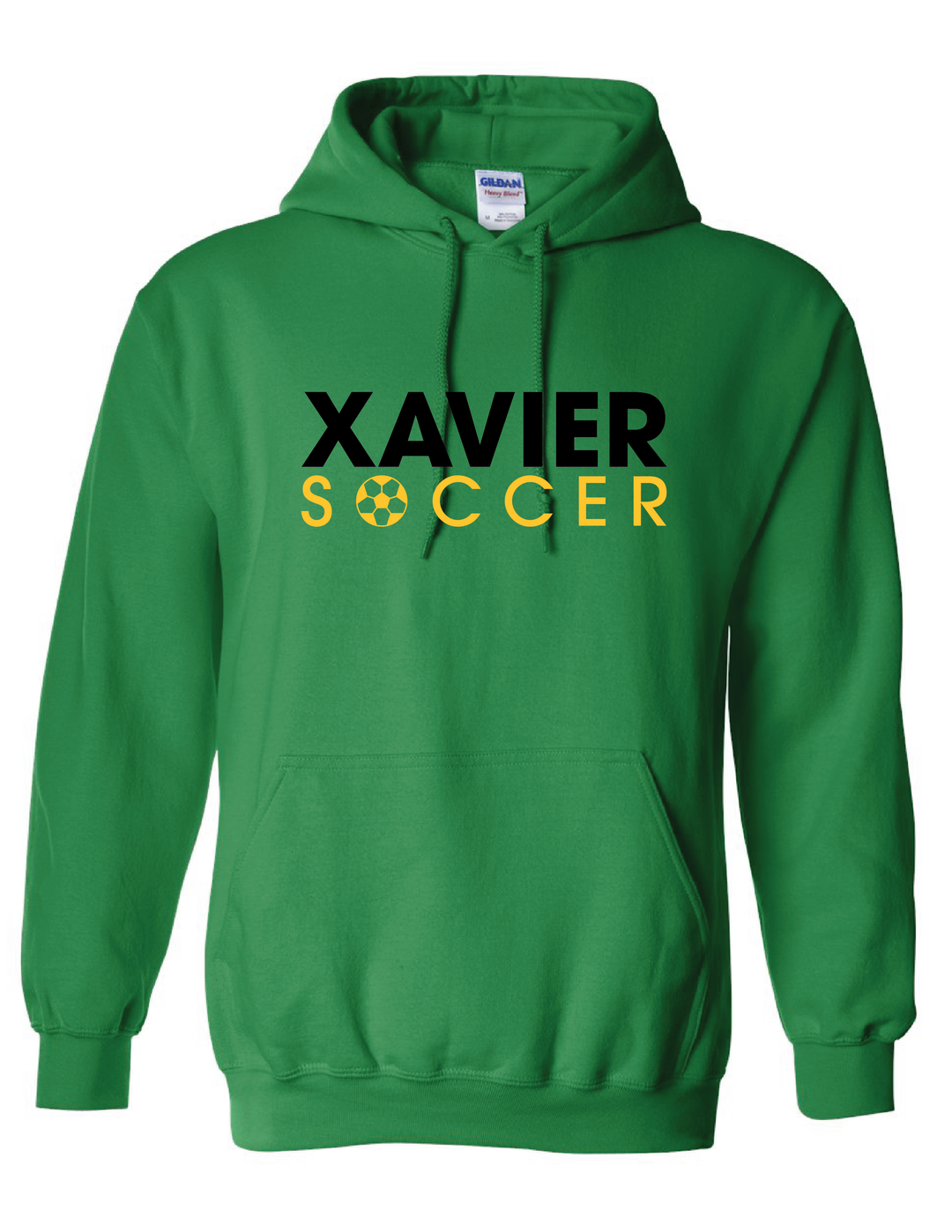 Xavier University Soccer Hoody Xavier University Kelly Green Mens Small - Third Coast Soccer