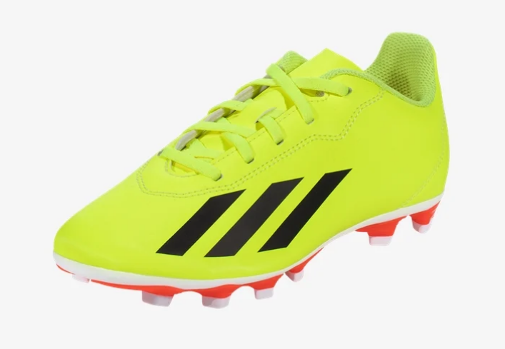 adidas Junior X CrazyFast Club FXG - Solar Yellow/Black/Red Youth Footwear   - Third Coast Soccer
