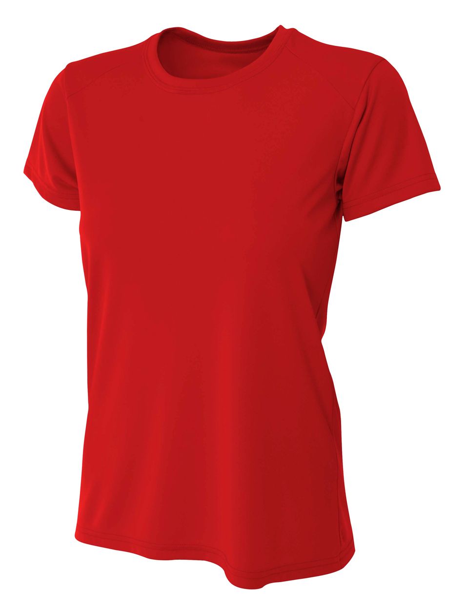 A4 Women's Cooling Performance Crew Training Jersey Scarlet Womens XSmall - Third Coast Soccer