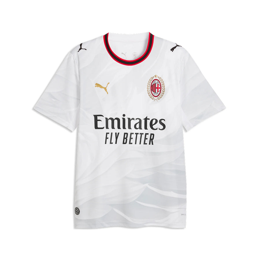 PUMA AC Milan Authentic Away Jersey 26/27 Club Replica Puma White/Victory Gold Mens Small - Third Coast Soccer
