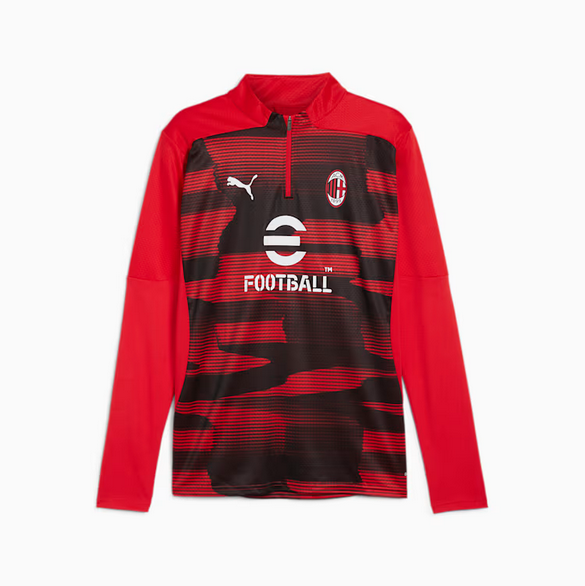 PUMA AC Milan Prematch 1/4 Zip Top Club Replica   - Third Coast Soccer