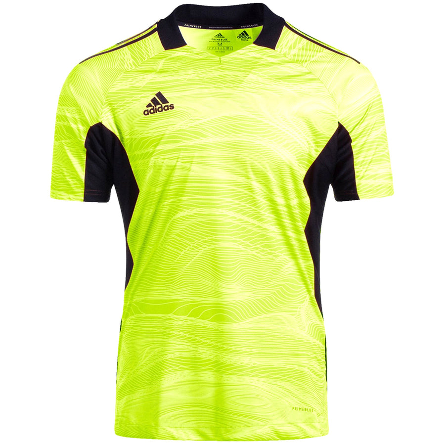 adidas Condivo 21 Goalkeeper Jersey - Acid Yellow Goalkeeper   - Third Coast Soccer