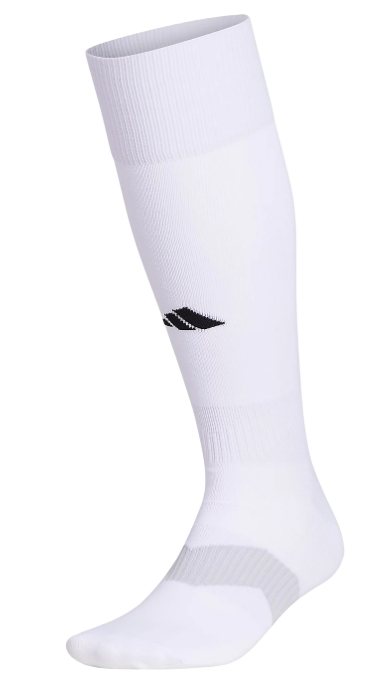 adidas Metro 6 Sock - White Socks - Third Coast Soccer