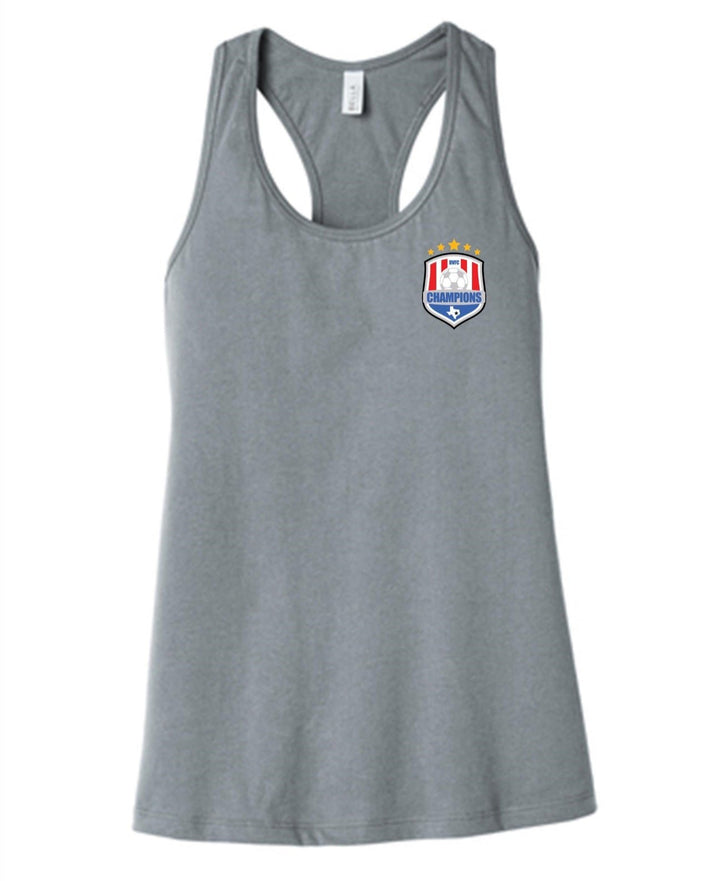 Bella+Canvas Women's BVFC Racerback Tank BVFC Athletic Heather Womens Small - Third Coast Soccer