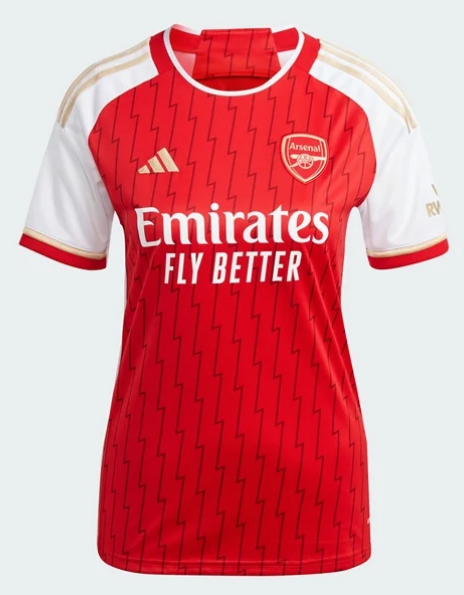 adidas Women's Arsenal Home Jersey 23/24 Club Replica   - Third Coast Soccer
