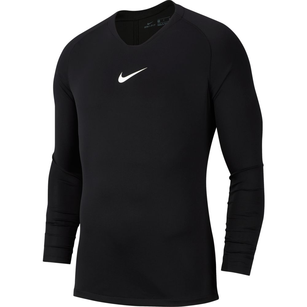 Nike Dri-Fit LS First Layer Jersey Training Wear Black Mens Small - Third Coast Soccer