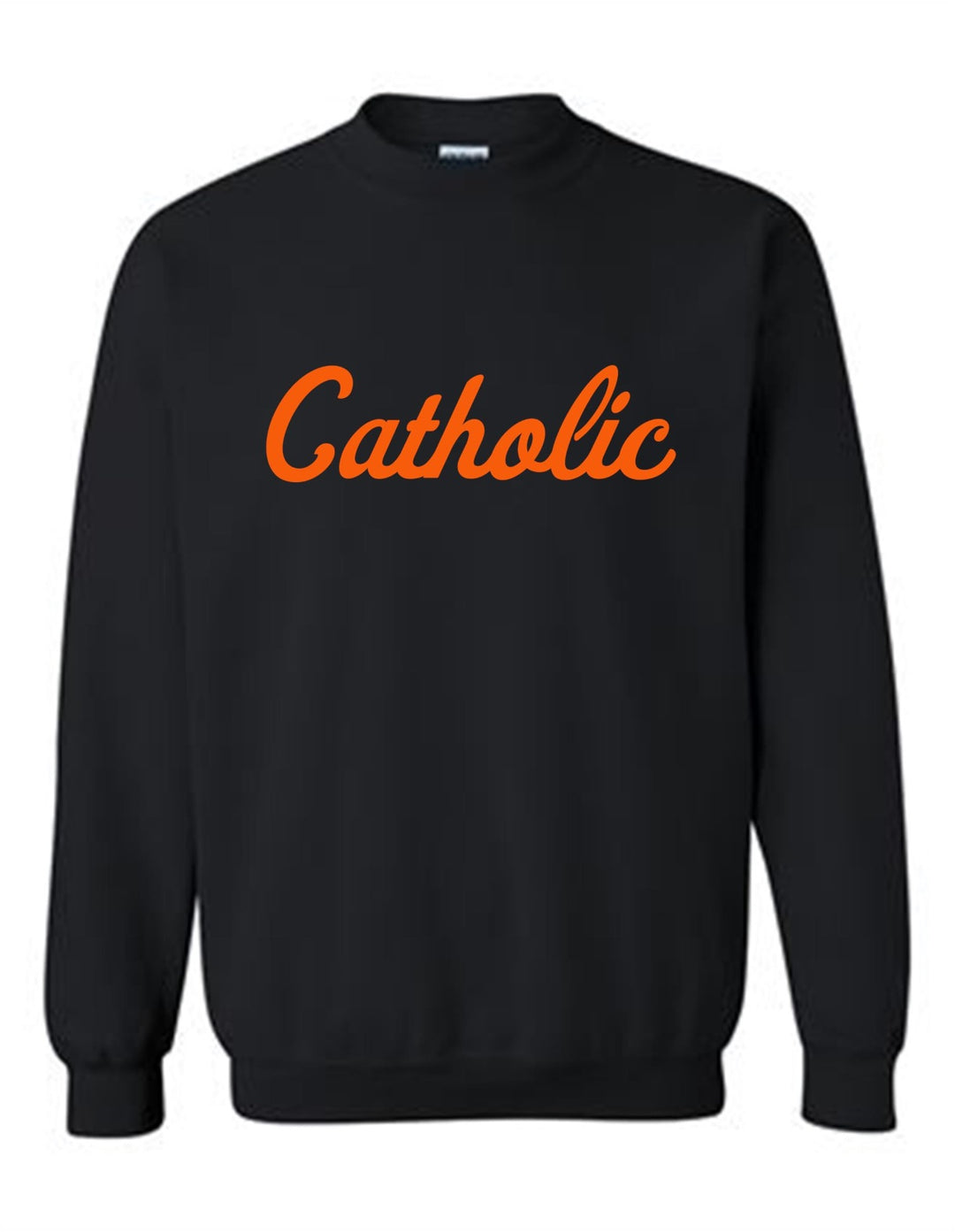 Catholic Soccer Crewneck Sweatshirt - Black