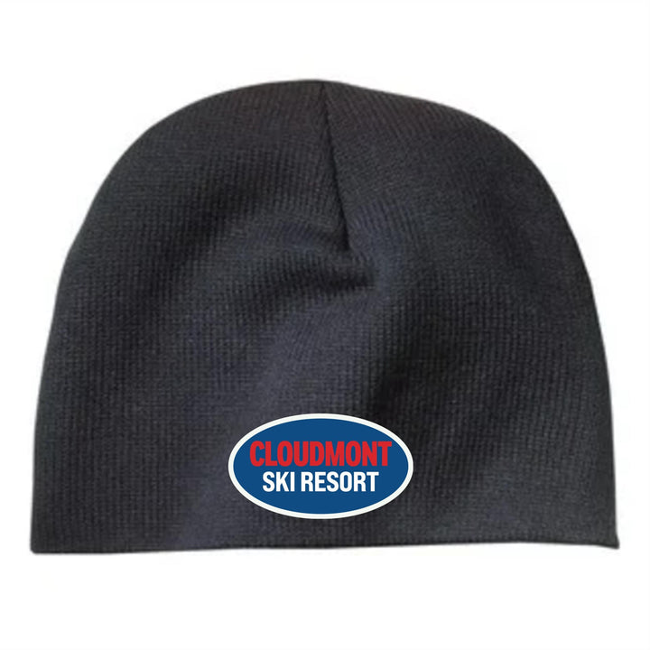 Cloudmont Ski Resort Beanie CSR Oval Black - Third Coast Soccer