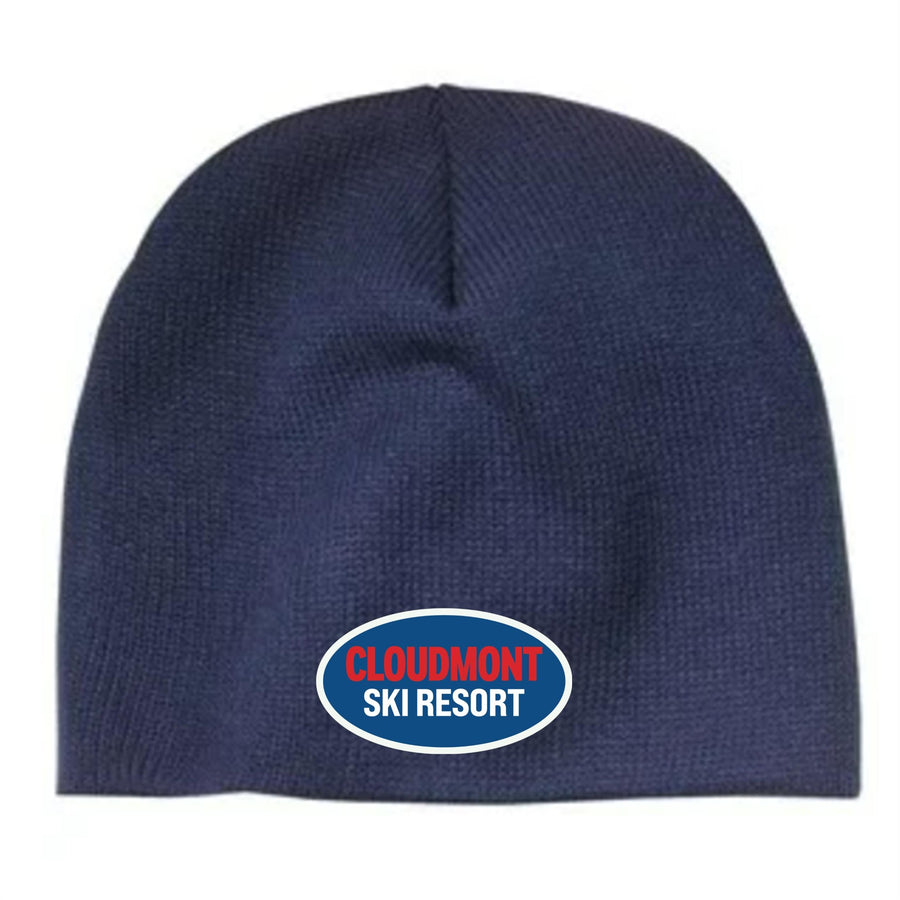 Cloudmont Ski Resort Beanie CSR Oval Navy - Third Coast Soccer