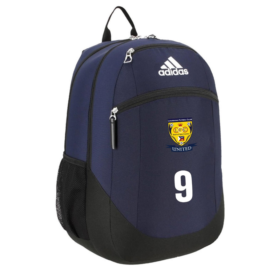 adidas Louisiana FC Striker II Team Backpack - Navy Louisiana Futbol Club 24   - Third Coast Soccer