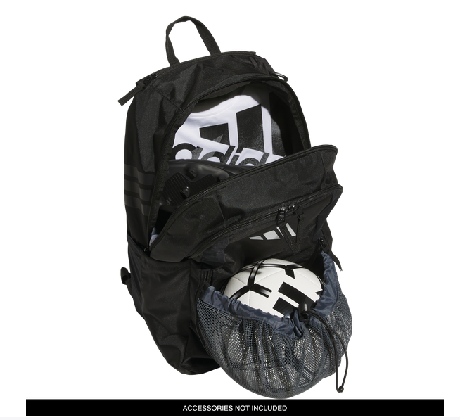adidas Stadium 4 Backpack - Black Bags - Third Coast Soccer