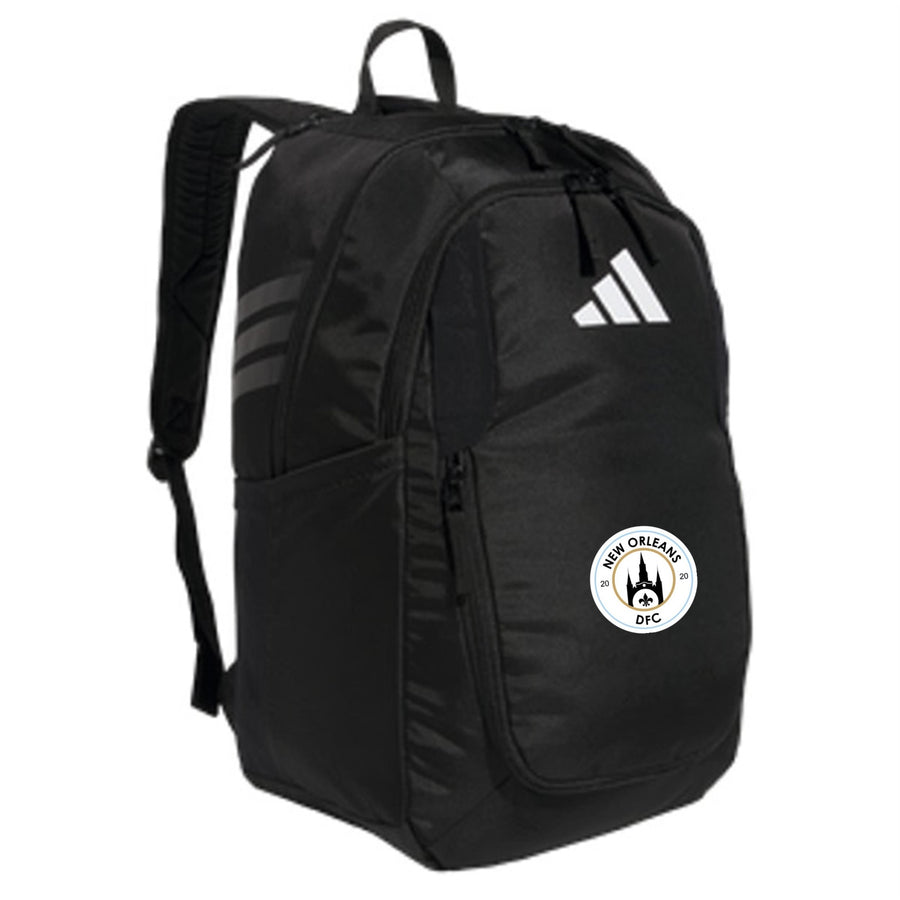 adidas New Orleans DFC Stadium 4 Backpack - Black NODFC 25-27 - Third Coast Soccer