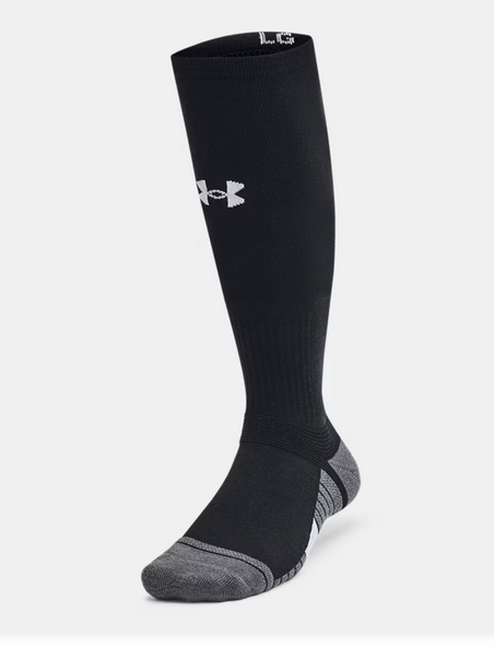 UA Team Over-The-Calf Socks Socks Black Small - Third Coast Soccer