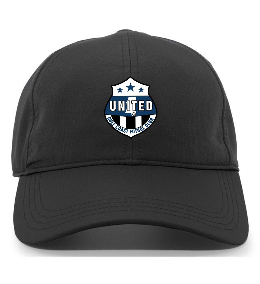 GCU Adjustable Cap Gulf Coast United Spiritwear Black Full Color Patch - Third Coast Soccer